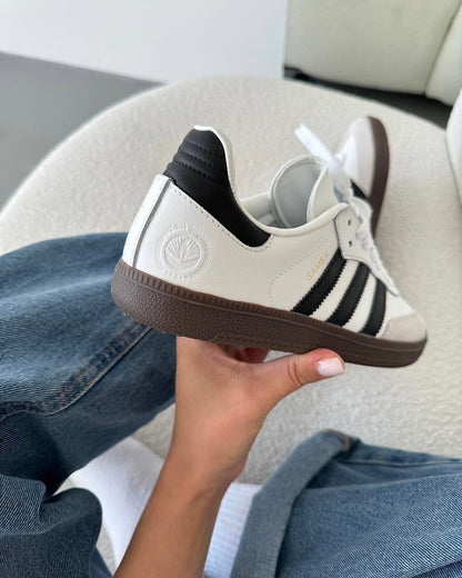 ADIDAS SAMBA WHITE BLACK GUM