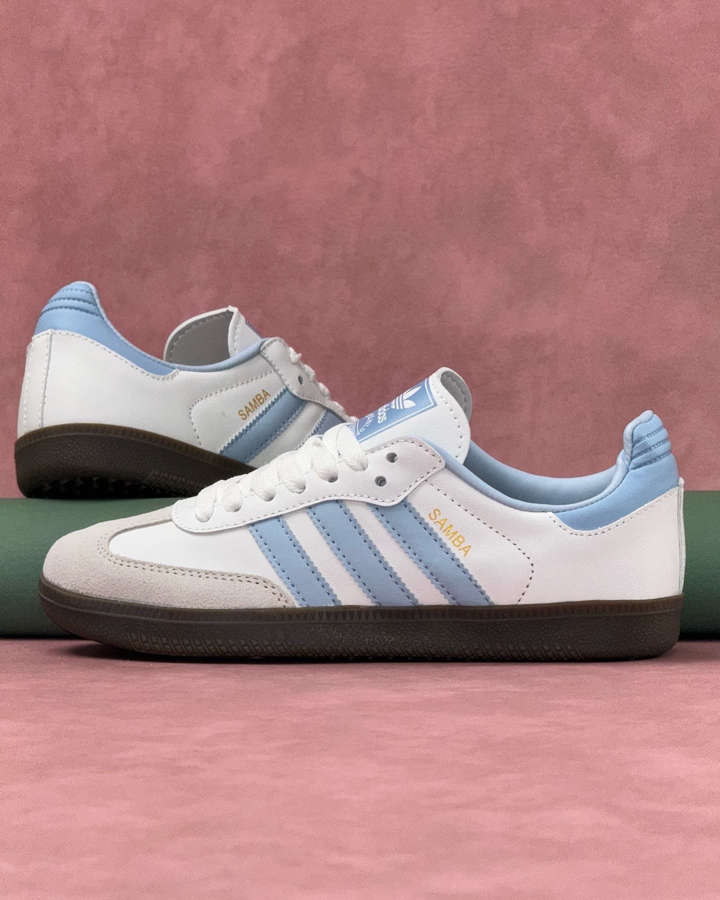 ADIDAS SAMBA WHITE HALO BLUE